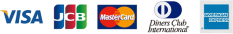 VISA/JCB/Master Card/Diners Club/AMERICAN EXPRESS